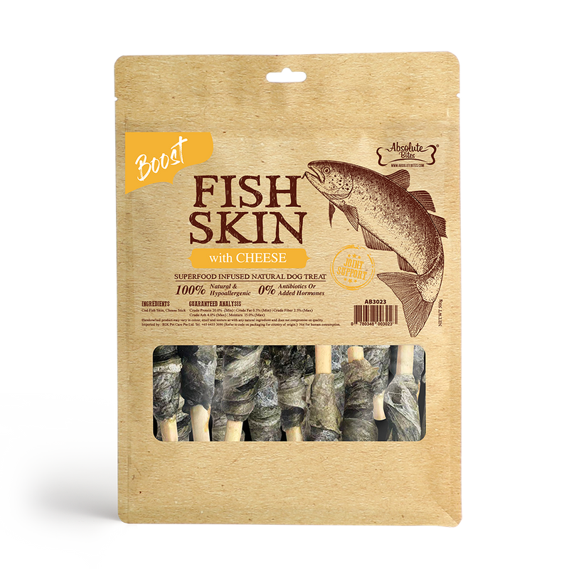 Absolute Bites Fish Skin with Cheese 500g