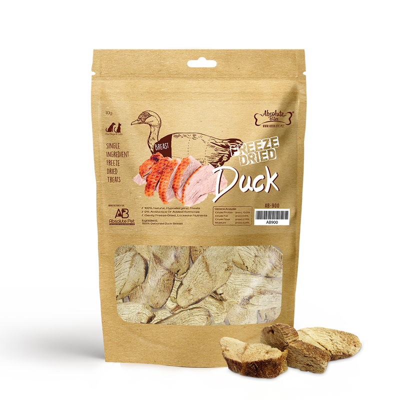 Absolute Bites Dog & Cat Freeze-Dried Duck 70g