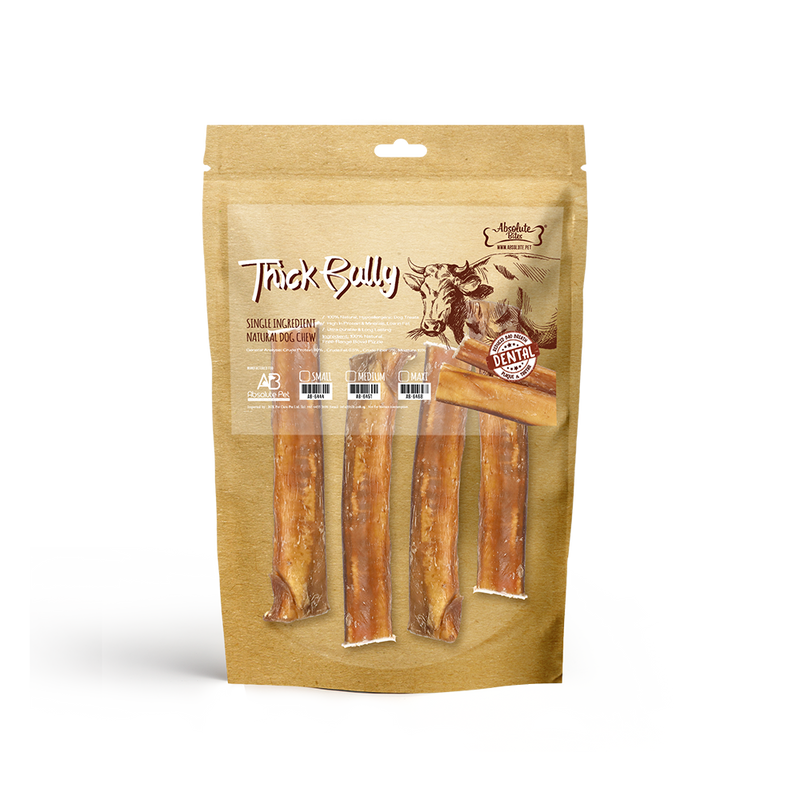 Absolute Bites Thick Bully Stick Small 5pcs