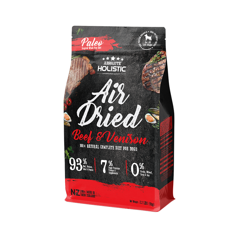 Absolute Holistic Dog Air-Dried Beef & Venison 1kg
