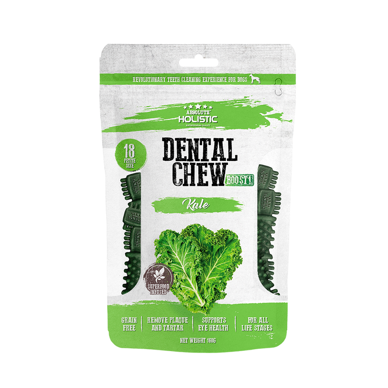 Absolute Holistic Dog Boost Dental Chew Kale 160g