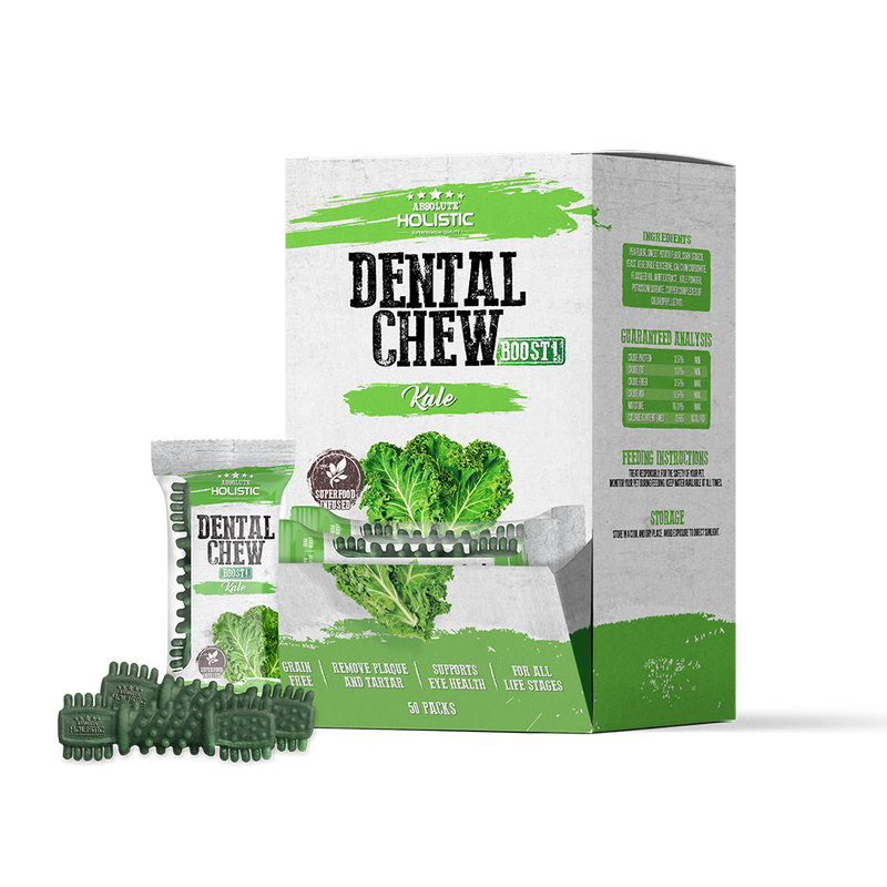 Absolute Holistic Dog Boost Dental Chew Kale 25g (4")