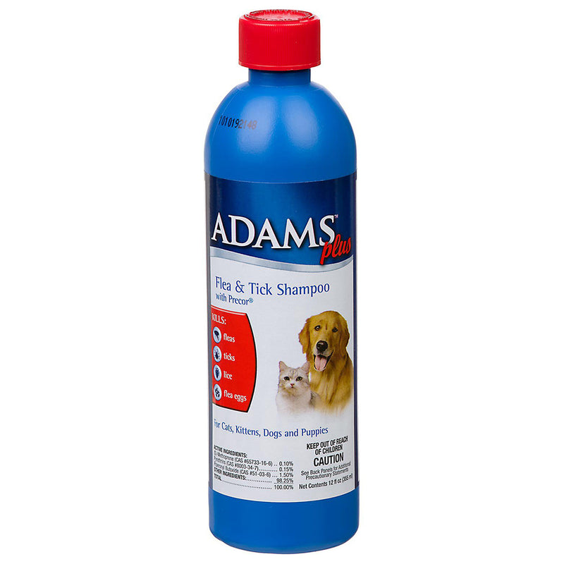 Adams Plus Flea & Tick Shampoo 12oz