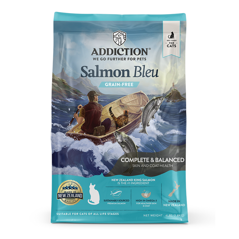 Addiction Cat Salmon Bleu 4lb