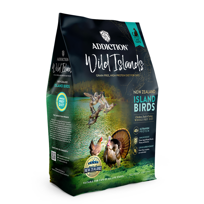 Addiction Cat Wild Islands Island Birds 4lb