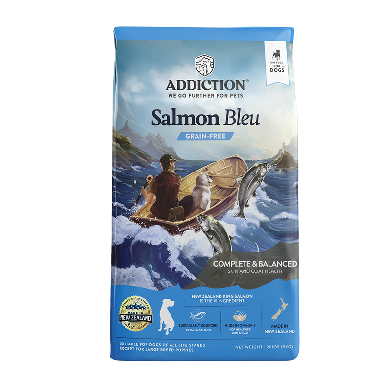 Addiction Dog Salmon Bleu 20lb
