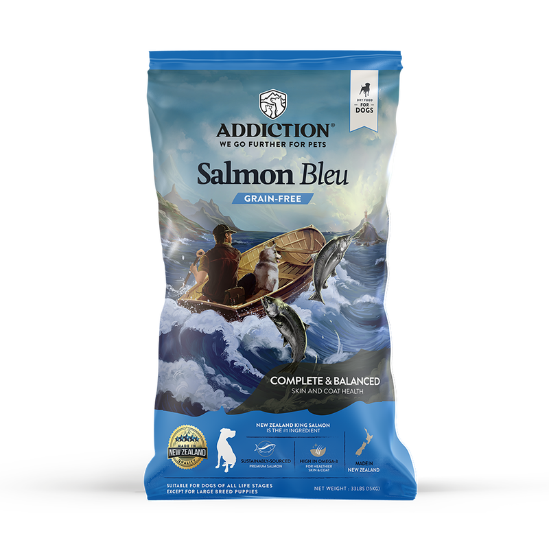 Addiction Dog Salmon Bleu 33lb