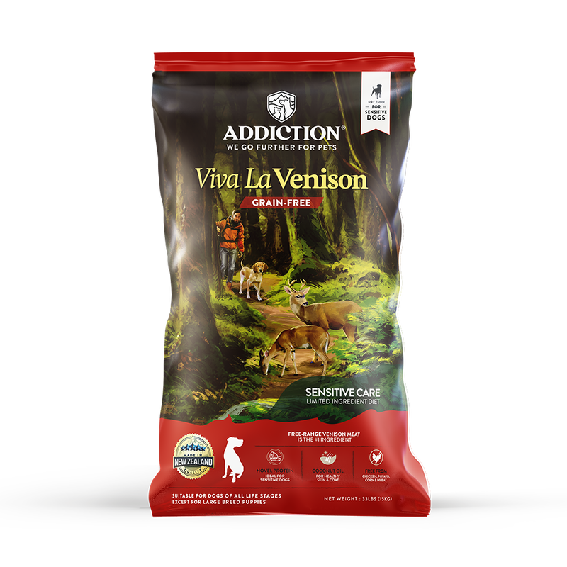 Addiction Dog Viva La Venison 33lb