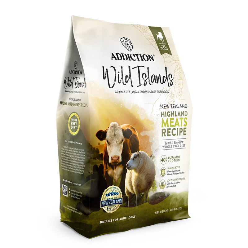 Addiction Dog Wild Islands Highland Meats 4lb