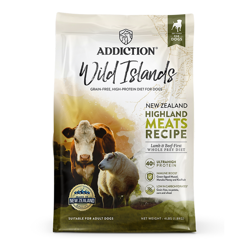 Addiction Dog Wild Islands Highland Meats 4lb