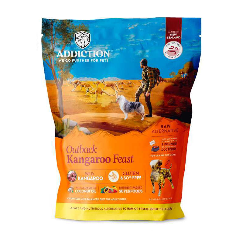Addiction Dog Raw Alternative Outback Kangaroo Feast 2lb