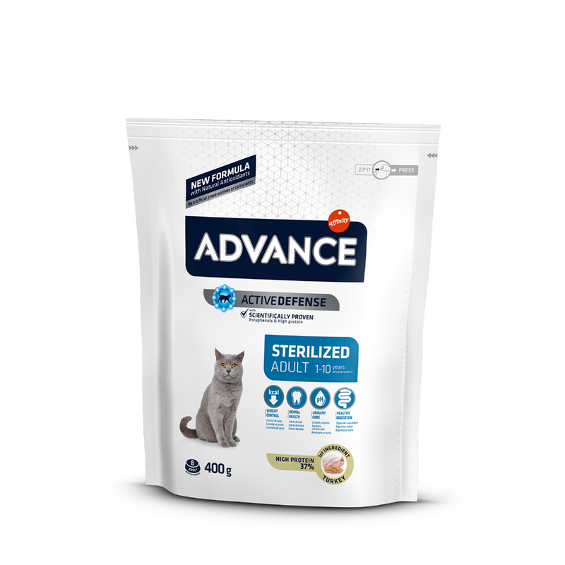 Advance Cat Active Defense Sterilized Adult 0.4kg