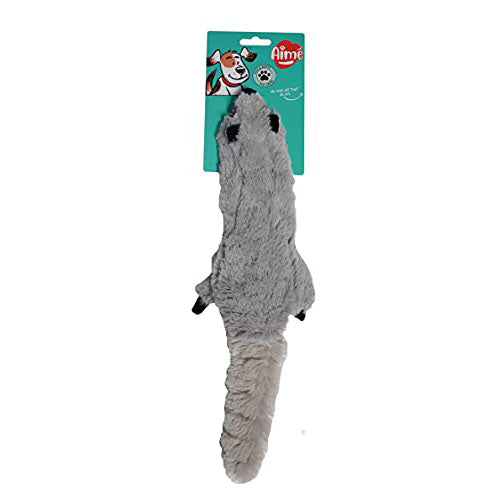 Aime Dog Toy Flat Racoon 37cm