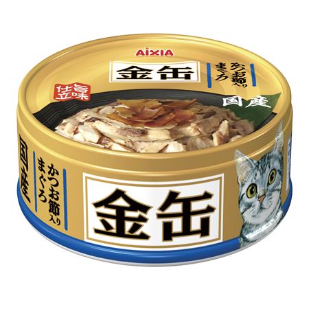 Aixia Kin-Can Mini Tuna with Dried Bonito(Skipjack) 70g (GCM45)