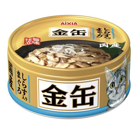 Aixia Kin-Can Mini Tuna with Whitebait 70g (GCM46)