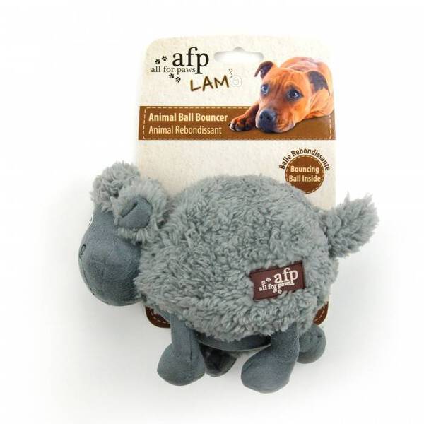 All For Paws Dog Lambswool Animal Ball Bouncer
