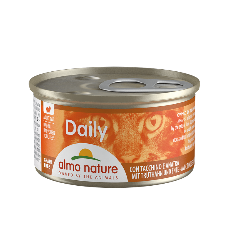 Almo Nature Cat Daily Mousse with Chunks Turkey & Duck 85g