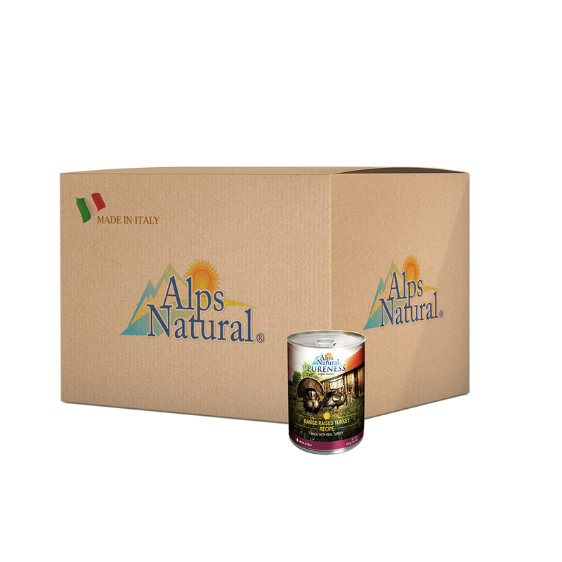 Alps Natural Dog Pureness Range Raised Turkey 400g