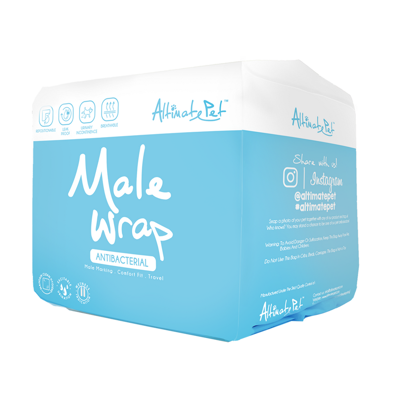 Altimate Pet Antibacterial Male Wrap Giant Breed 7pcs