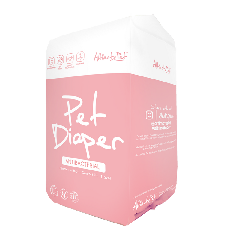 Altimate Pet Antibacterial Pet Diaper Small Breed 18pcs