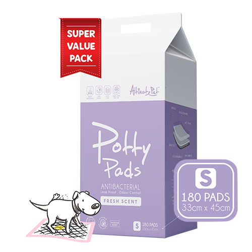 Altimate Pet Potty Pee Pads Antibacterial S 33cm x 45cm - 180pcs