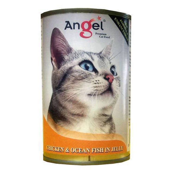 Angel Cat Chicken & Oceanfish in Jelly 400g
