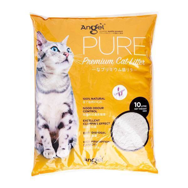 Angel Pure Premium Cat Litter - Lavender 10L