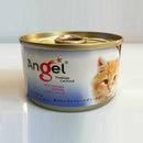 Angel Yellowfin Flake in Jelly with Shirasu Topping 80g (Blue)