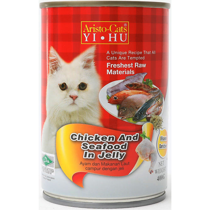 Aristo-Cats Chicken and Seafood in Jelly 400g