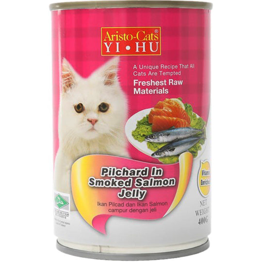 Aristo-Cats Pilchard in Smoked Salmon Jelly 400g