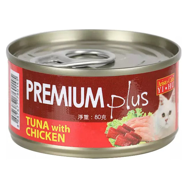 *DONATION TO TAC* Aristo-Cats Premium Plus Tuna with Chicken 80g x 24