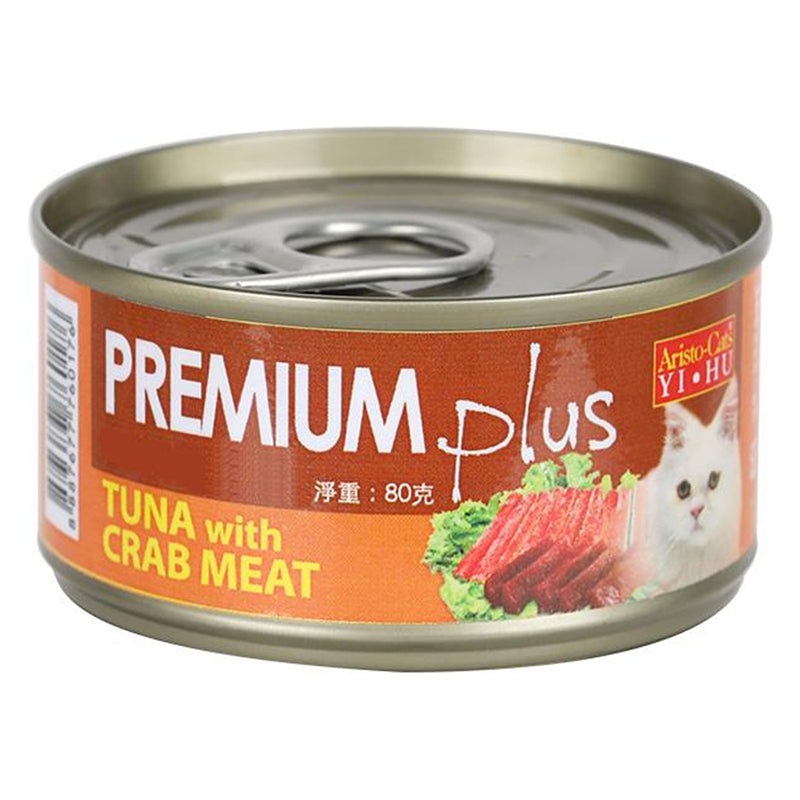 AristoCats Premium Plus Tuna with Crab Meat 80g