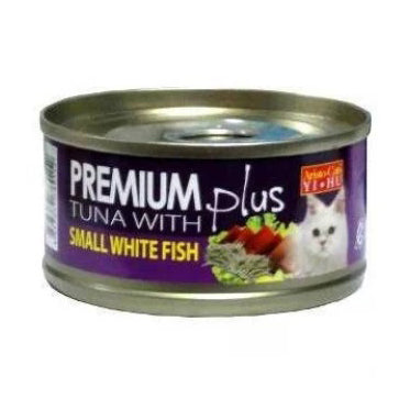 *DONATION TO ANIMAL LOVERS LEAGUE* Aristo-Cats Premium Plus Tuna with Small White Fish 80g x 24cans