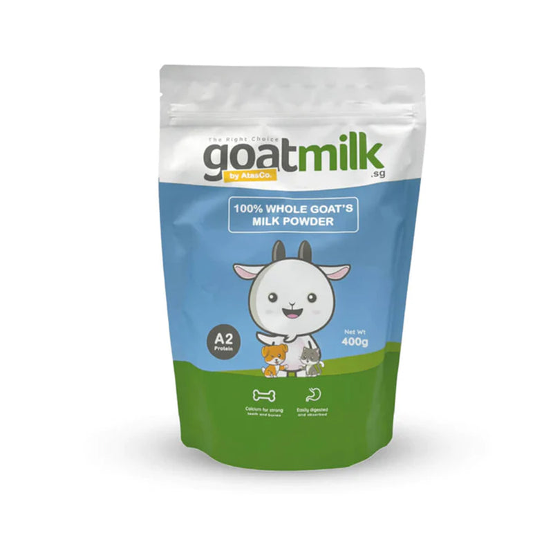 AtasCo 100% Whole Goat Milk Powder for Dogs & Cats 400g