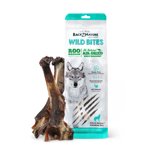 Back2Nature Dog Wild Bites Roo Marrow 2pcs