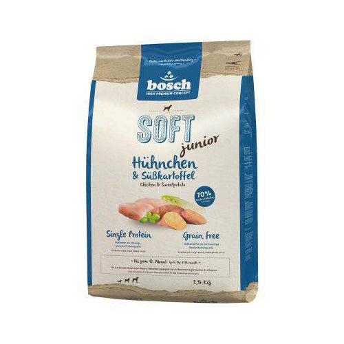 Bosch Dog High Premium Soft + Junior Chicken & Sweet Potato 2.5kg