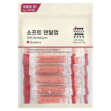 Bow Wow Dog Soft Dental Gum Blueberry 270g (9g x 30) (BW4005)