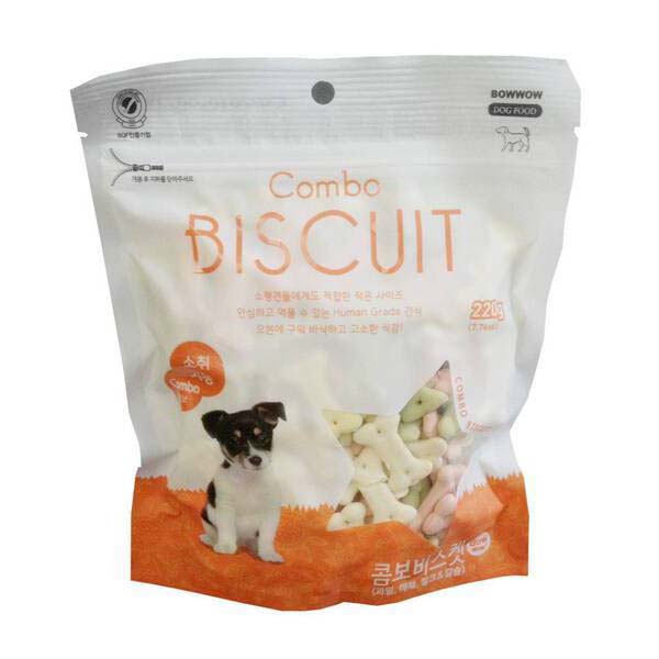 Bow Wow Dog Combo Biscuit 220g (BW2025)
