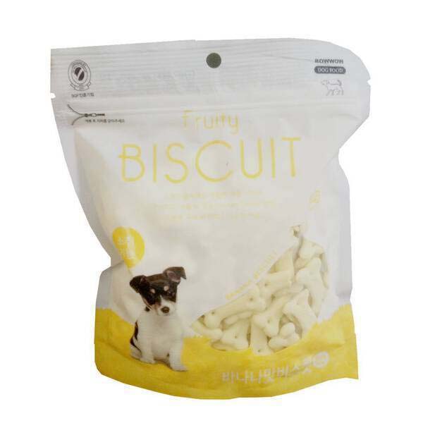 Bow Wow Dog Fruity Biscuit Banana 220g (BW2021)