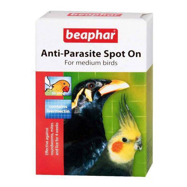 Beaphar Anti-Parasite Spot On for Medium Birds 2pcs