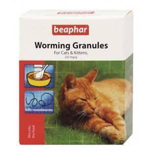 Beaphar Worming Granules for Cats & Kittens 222mg/g
