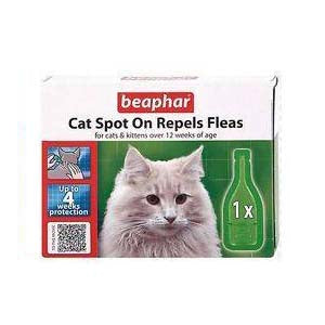 Beaphar Cat Spot On Repels Fleas 1pc