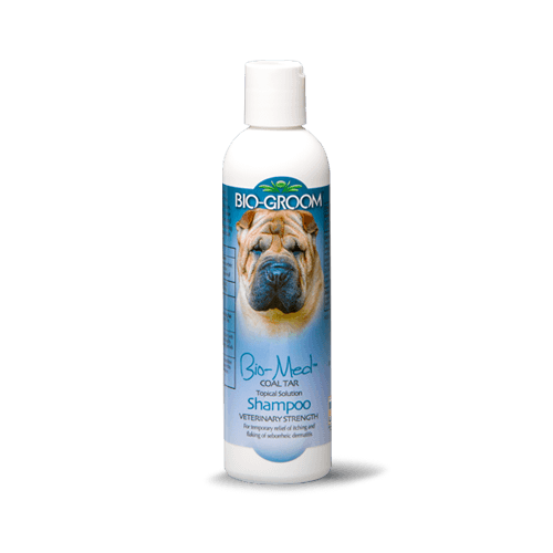 Bio-Groom Bio Med Coal Tar Tropical Solution Shampoo for Dogs 8oz