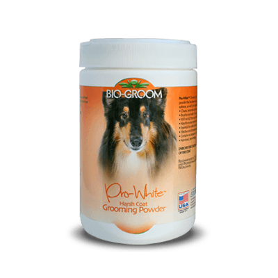 Bio-Groom Pro-White Harsh Coat Grooming Powder for Dogs 170g