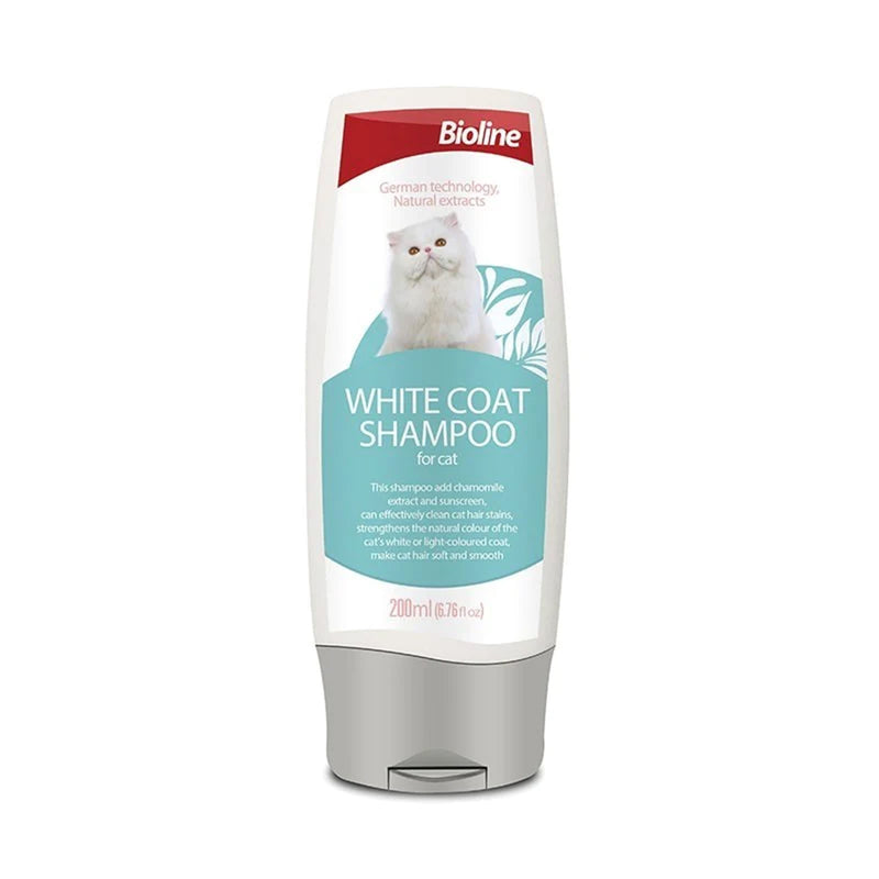 Bioline Cat White Coat Shampoo 200ml