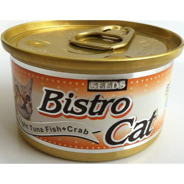 Bistro Cat Light Tuna Meat & Crab 80g