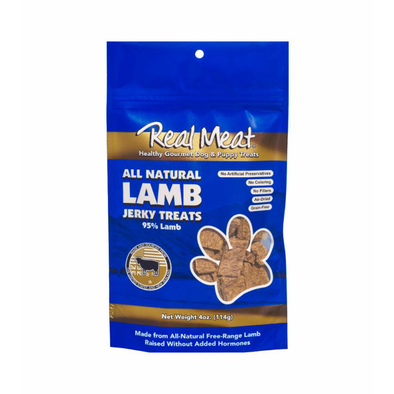 Bitz Real Meat Dog - Lamb Jerky Treats 4oz