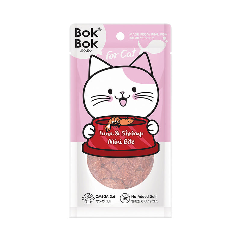 Bok Bok Cat Mini Bite Tuna & Shrimp 25g