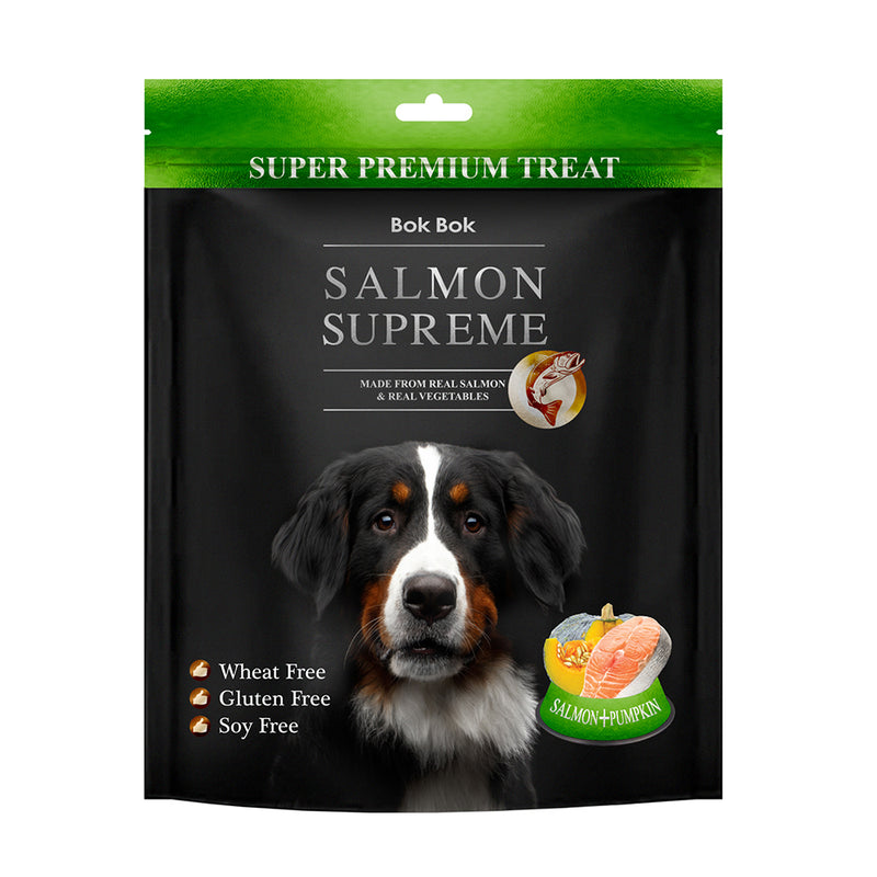 Bok Bok Dog Treat Salmon Supreme - Pumpkin 100g