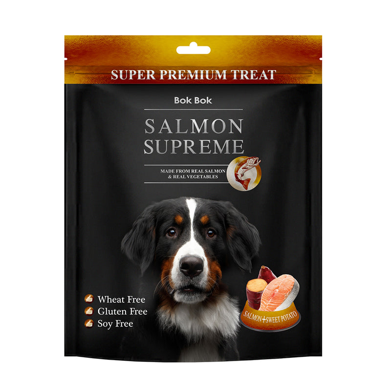 Bok Bok Dog Treat Salmon Supreme - Sweet Potato 100g